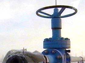 Газовый вентиль. Фото: кадр Первого канала