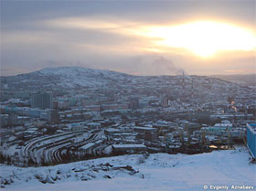 Мурманск зимой. Фото сайта photo.murman.ru