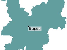 Карта Кировской области. Фото: с сайта aq.ru (с)