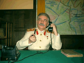 Сталин, восковая фигура, фото с сайта showstars.ru