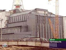 Чернобыльская АЭС. Кадр НТВ (с)