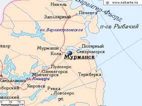 Карта Мурманска. Фото: mojgorod.ru (с)