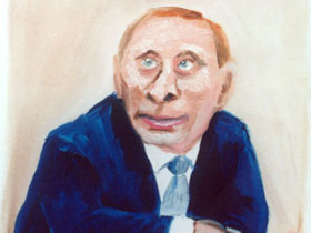 Портрет Путина. Фото: nomzhir.spb.ru (с)