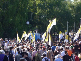 Марш несогласных в Самаре. Фото insie.livejournal.com, использованная в сообшении Каспарова.Ru  от 18 мая.