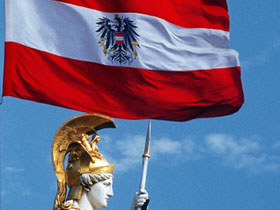 Флаг Австрии. Фото: www.lenta.ru