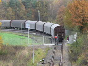 Поезд с ураном. Фото с сайта http://www.urantransport.de/