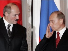 Александр Лукашенко и Владимир Путин. Фото с сайта naviny.by
