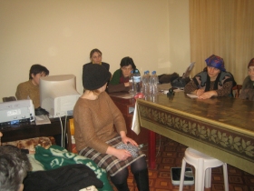 "Голос Беслана", голодовка 2006 год. Фото с сайта "Голос Беслана"