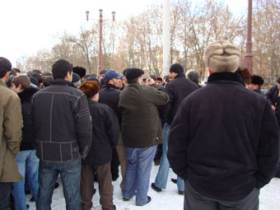 стихийный митинг в Ингушетии. фото с сайта Ингушетия.Ru