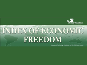 Index of economic freedom. Фото с сайта heritage.org