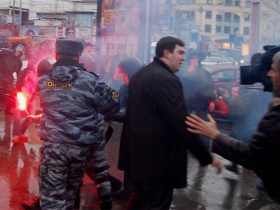 Задержание на "Марше несогласных" в Москве 3 марта. Фото Ларисы Верчиновой/Собкор®ru.