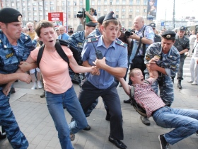 Задержание на "Митинге несогласных" 31 июля 2008 года, фото Каспарова.Ru