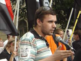 Cопредседатель московской "Солидарности" Константин Янкаускас. Фото с сайта msk.rufront.ru