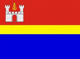 Герб и флаг Калининградской области. Фото с сайта duma.kaliningrad.org
