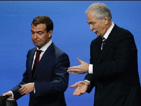 Дмтрий МЕдведев и Борис Грызлов. Фото с сайта: www.rosbalt.ru