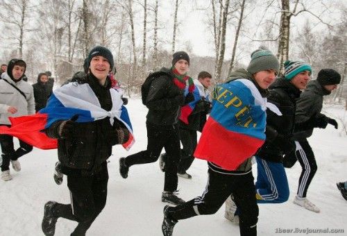 Пробежка русских националистов. Фото: rus-obr.ru