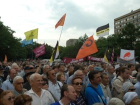 Митинг "Парнаса" в Новопушкинском сквере. Фото Каспарова.Ru. 