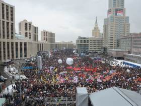 Митинг на проспекте Сахарова. Фото Каспарова.Ru