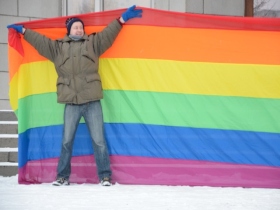 Гей-активист. Фото с сайта http://www.liveinternet.ru
