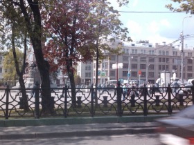 Ильинский сквер после разгона оппозиционеров. Фото из "Твиттера" @NosovAlexey
