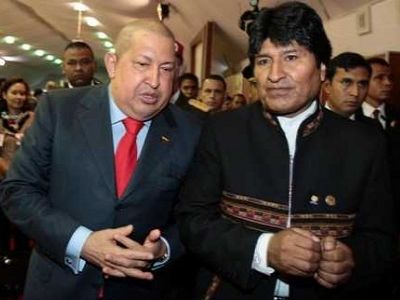 Уго Чавес и Эво Моралес. Фото из блога vg-saveliev.livejournal.com