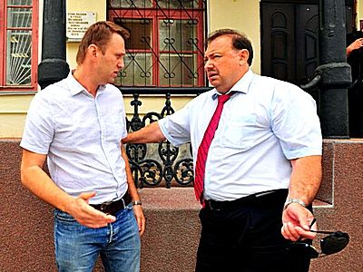 Алексей Навальный и Геннадий Гудков. Фото pronedra.ru