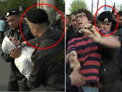 Задержания на Болотной площади 6 мая 2012 года. Фото grani.ru