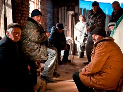 Голодовка хакасских шахтеров. Фото: 19rus.info