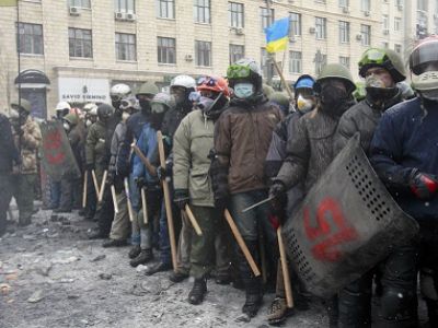Оборона Майдана. Фото из блога 