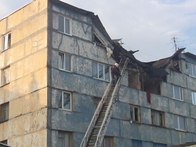 Взрыв в жилом доме. Фото: severpost.ru