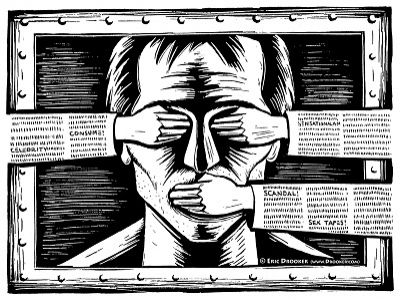 Плакат "Цензура". Фото: global-report.com