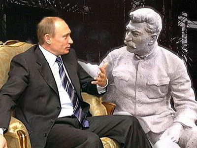 Путин и Сталин (коллаж). Фото: img11.nnm.me