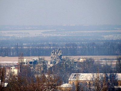 Донецкий аэропорт, разрушенная вышка, 13.01.2015. Источник - http://www.unian.net/
