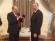 Г.А. Зюганов вручает орден КПРФ И.Г.Алиеву