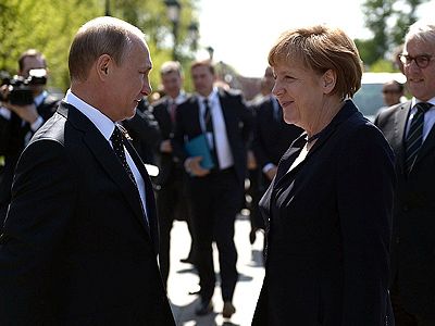 Путин и Маркель Фото: http://kremlin.ru