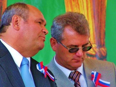 Бывший и новый пензенские губернаторы. Фото: Виктор Шамаев, Каспаров.Ru