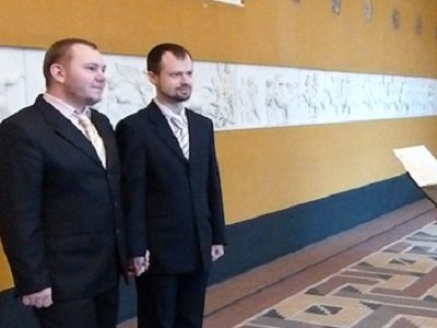 ЛГБТ-активисты Дмитрий Чуносов и Иван Ярцев