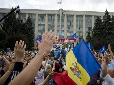 Митинг в Кишиневе 27.09. Фото: РИА Новости