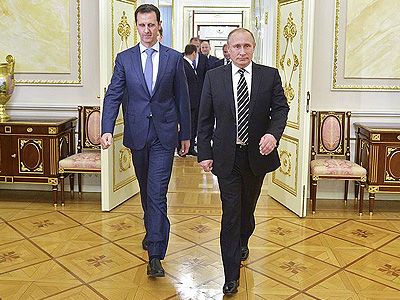 Путин и Асад. Фото: kommersant.ru