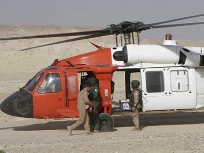 Вертолет спасательной службы Египта. Фото: reuters.com