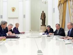 Переговоры Дж.Керри и Путина. Источник - kremlin.ru/events/president/news/50961