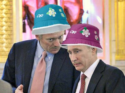 Путин и Песков в панамах (коллаж). Фото: allinvestments.ru