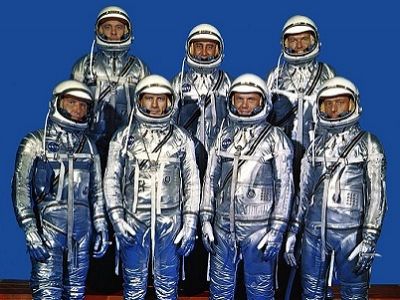 Первые астронавты США. Источник - fineartamerica.com