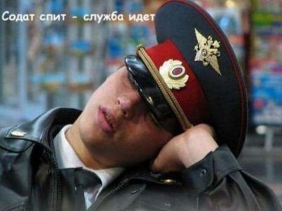 Спящий полицейский. Фото: spynet.ru