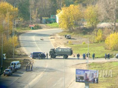 Оцепление в Нижнем Новгороде, Фото: niann.ru