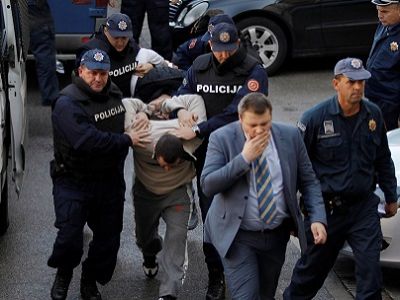 Один из задержанных за попытку госпереворота в Черногории. Источник - life.ru