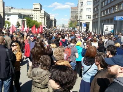 Митинг против реновации, Фото: Каспаров.Ru