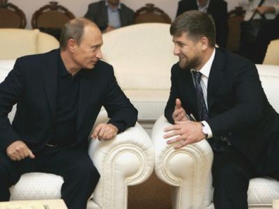 Путин и Кадыров. Фото: novosti-tchasa.com