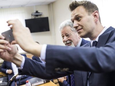 Алексей Навальный в Люблинском мировом суде. Фото: openrussia.org