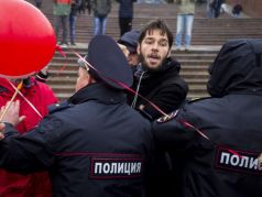 Задержания на акции сторонников Навального. Фото: zona.media